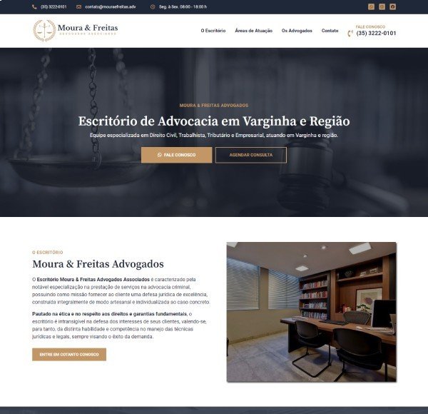 Site para Advogado Adv. Classic 05 - 04 Páginas